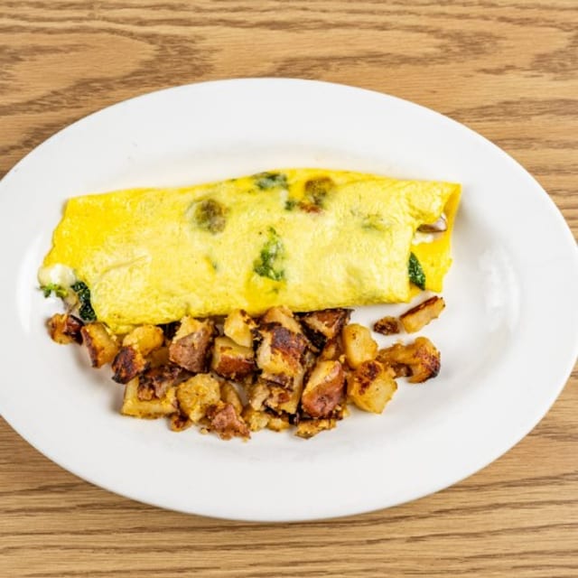 Celina's Veggie Omelette.